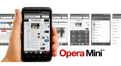 Opera Mini для сенсорных телефонов